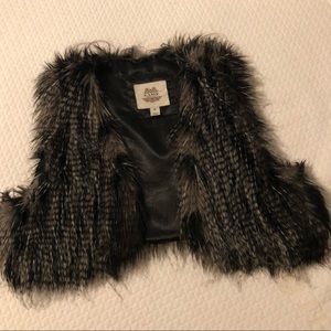 Faux Fur Cropped Vest